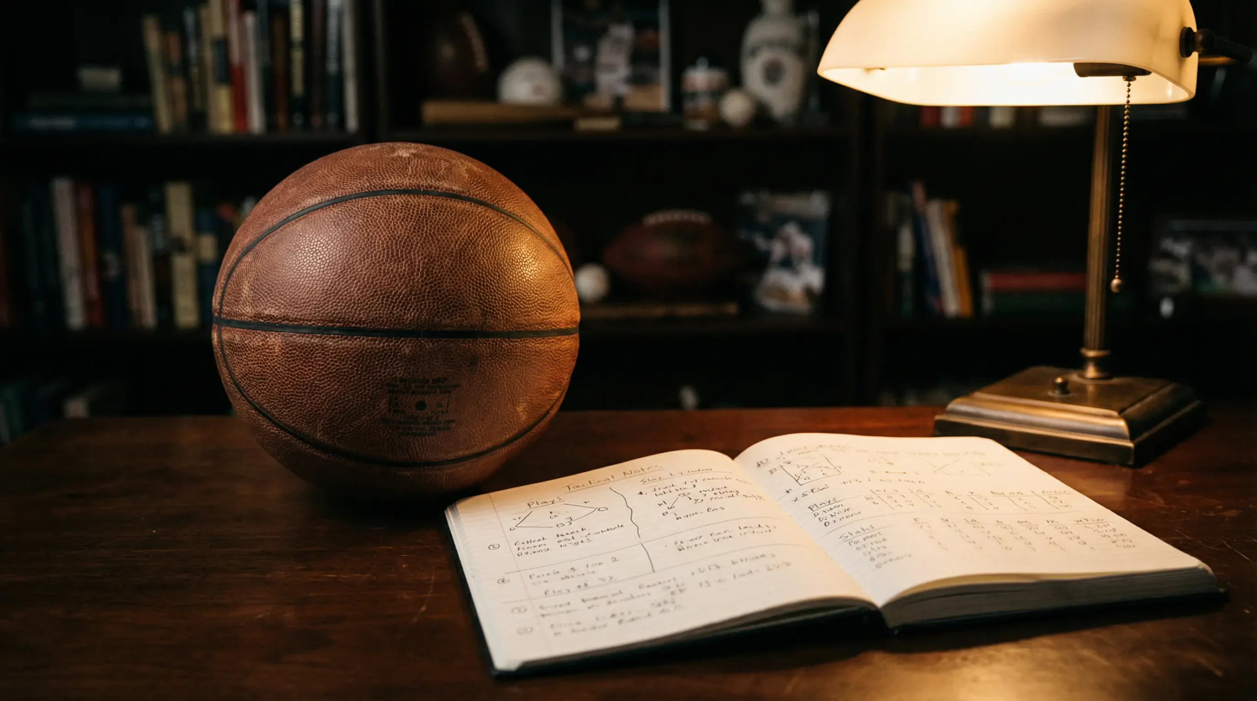 Bola de basquetebol junto a um quadro com mercados de apostas desportivas