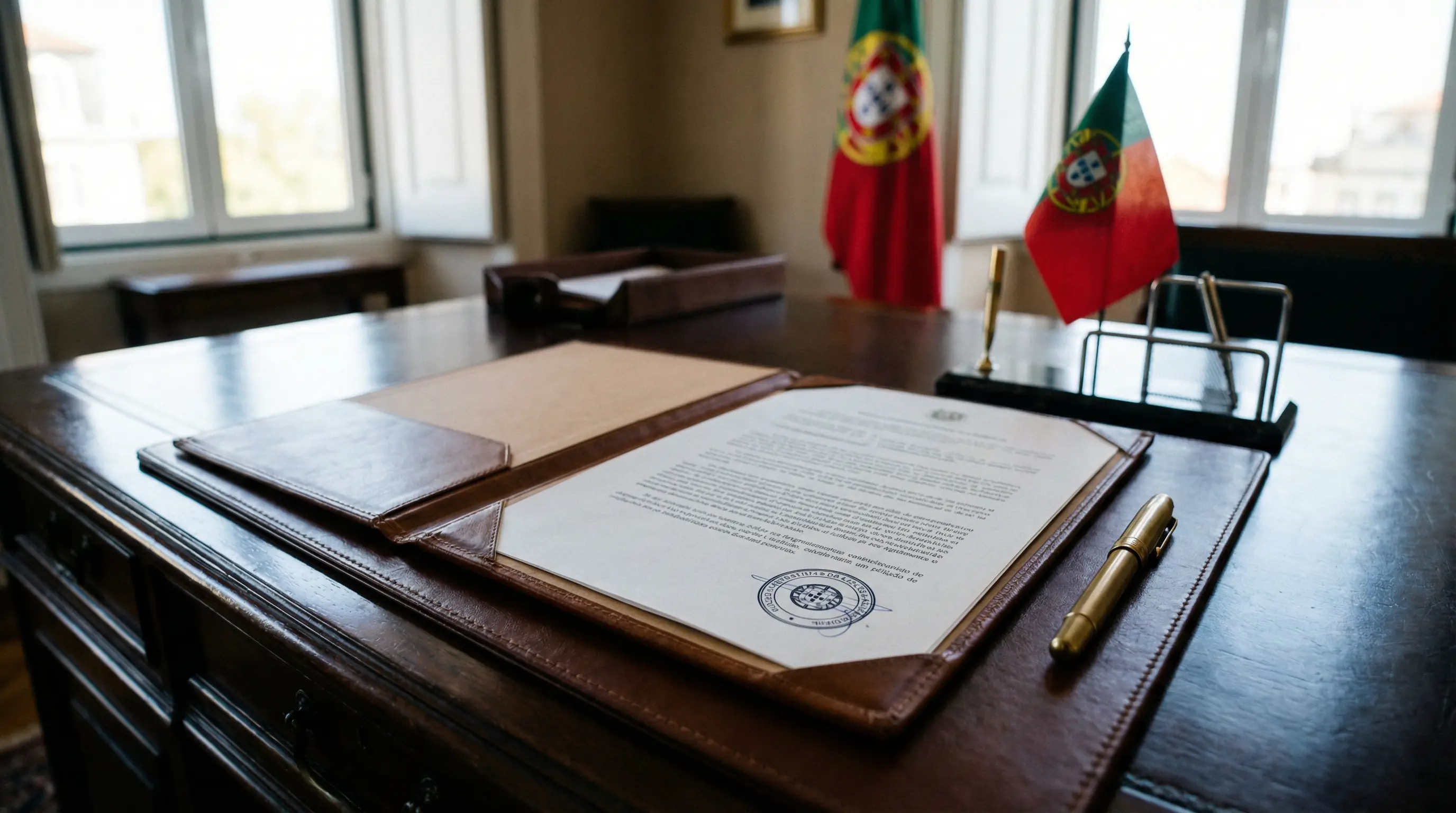Documento oficial de regulação de apostas desportivas em Portugal com selo do SRIJ